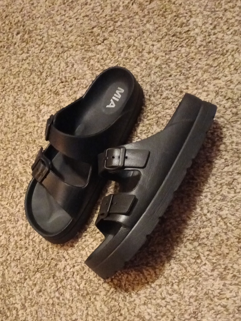 MIA Slide Solid Sandals for Women